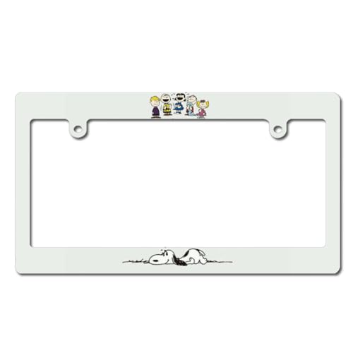 Amazon.co.jp: ナンバーフレーム スヌーピー ナンバープレート