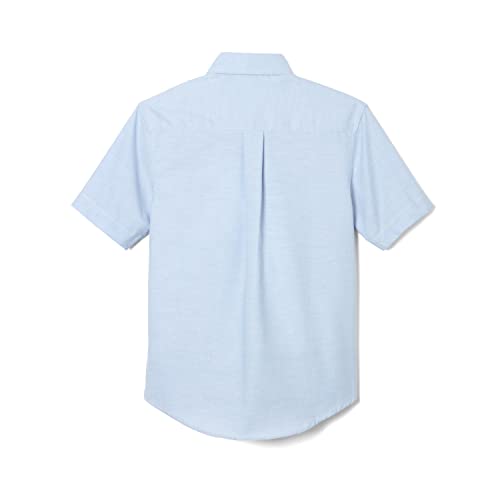 French Toast Boys' Little Short Sleeve Oxford Dress Shirt (Standard & Husky), Light Blue, 5 #TOP1
