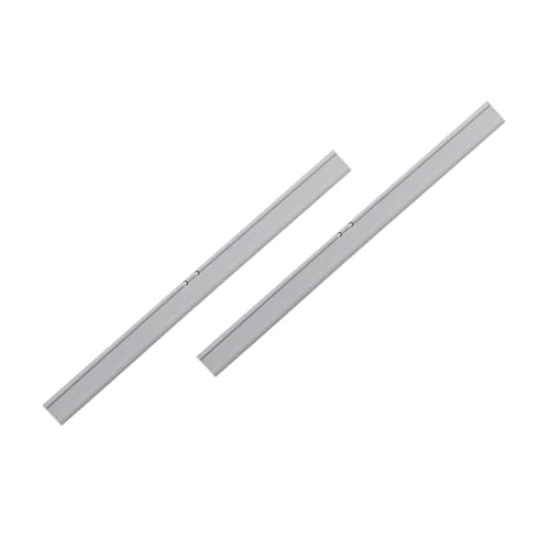 Beaupretty 2pcs Replacement Rubber Squeegee Blades for Window Cleaners Natural Rubber Strips for Streak Glass Surfaces Compact and Flexible Cleaning Tool for Home Window Maintenance