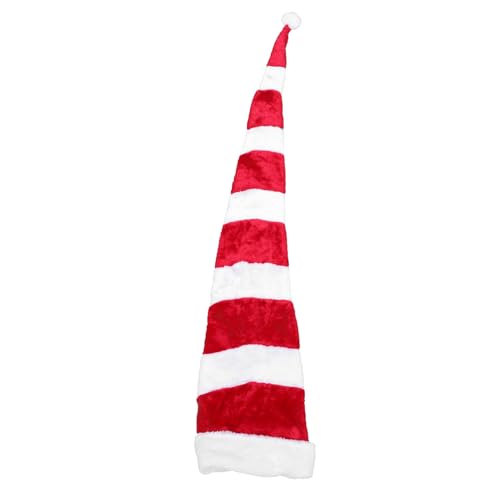 LOLIPPYY Gorro de Navidad Ultralargo de Felpa de 13 Metros para Adultos Cálido y Suave Adecuado para Fiestas Navideñas Reuniones y Eventos de Cosplay