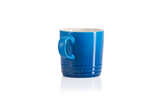 Le Creuset - Taza desayuno de cerámica de gres, Azul, 350ml - Imagen 3