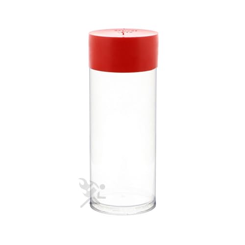 OnFireGuy 5pcs Capsule Tube for Air-Tite SML - Model A Coin Capsule Holders | Coin Holder Storage Tube with Red Cap Lids