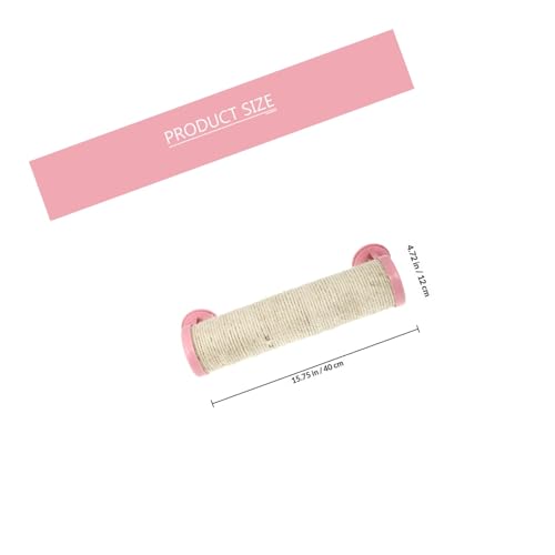 Polo rascador para gato Lurrose de plástico y sisal miniatura 2