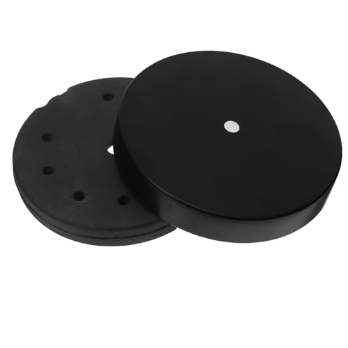 HOMSFOU base de piso de hierro base de lámpara de pie de hierro lámpara de bloque de peso estabilizador de luminaria estabilizador de pie de escritorio