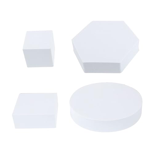 4 Pz oggetti di scena geometrici supporto fotografico per gioielli modello cuboide Modelli arredamento di per foto di cubi gioielleria video