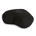 Yoga Studio Unisex YS/ZAF/CRES/CZARNY/LOT półksiężyc lotosu Zafu-42 x 13 x 18 cm, pufa medytacyjna z bawełnianą pokrywą, kadłuby gryczane, uchwyt do noszenia. Akcesoria do jogi, regularna