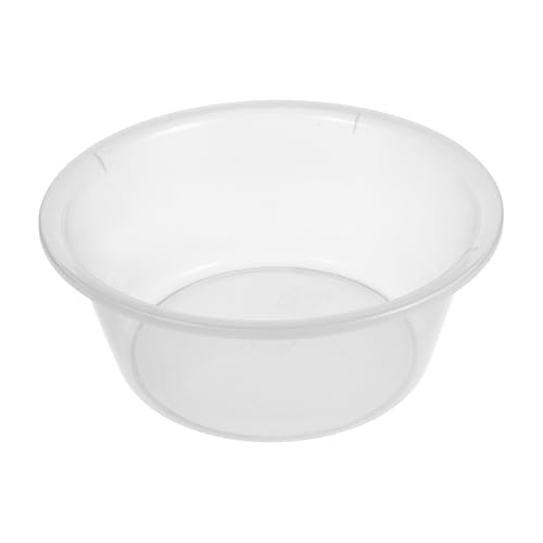 SILENRADAWN Lavabo Transparente para Pies de Plástico Grueso Gran Capacidad y Diseño Multifuncional, Adecuado para Uso Hogar y Cocina