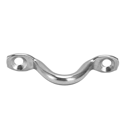 Loops para caiaque, 10 peças de alças marítimas de 54 mm, argolas de aço inoxidável 316 para barco,