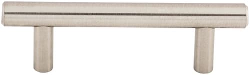 Top Knobs - M429A - Hopewell Bar Pull 3 in. (c-c) - Brushed Satin Nickel - Bar Pulls Collection