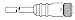 Micro-Sync Dual Key Single End F Straight 5 Pole 6Ft Pvc