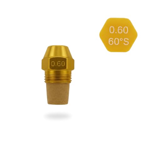 Gicleur Universel Chaudière Fioul - Gicleur OD Type S - 0,60 US gal/h - 60° S - Remplace Gicleur Danfoss, Delavan, Monarch, Steinen - Gicleur Générique -...