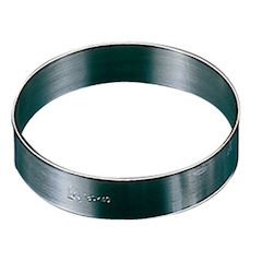 ???? Endo Shoji WKC14245 Commercial Cake Ring, Diameter 4.7 x Height 1.8 inches (120 x 45 mm), 18-0 Stainless Steel, Made in Japan