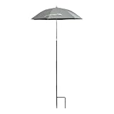 Pflanzenschirm,UV-Schutz & Wetterfest Schattenschirm,Einfach Aufzubauend Sonnenschutzabdeckung,Wiederverwendbar Regenschutzdach,80 cm Höhe Schattenspender mit Erdankern Garten Topfpflanzen Blumenbeete
