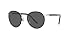 Persol Unisex PO2422SJ Round Sunglasses, Silver/Matte Black/Grey, 51 mm