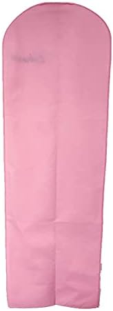 Maid of Honour Dress Bag Cover - Long Breathable Pink Garment Bags Covers - Full Length Travel Carrier Bags Covers Dust Moth Proof - 72" (183cm)