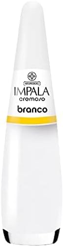 Esmalte Impala Cremoso Branco Com6, Impala