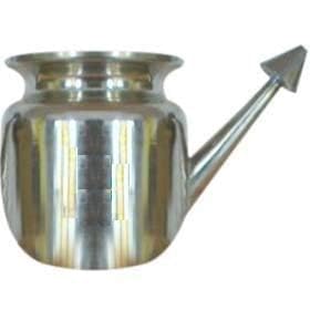 Jal Neti Lota Stainless Steel Neti Pot for Nasal Cleansing and Sinus Relief