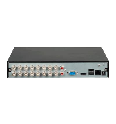 DAHUA DVR 5 Megapixel 16 canali Lite/WizSense/Cooper-I/H.265+/ 16 canali HDCVI +8 IP/fino a 24 canali IP/SMD Plus/ 1 Sata fino a 16TB/Supporta CVI/AHD/TVI/CVBS e IP/POS Funzioni