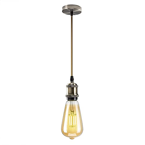 LAMPADINA: La lampadina E27 non è inclusa nella confezione. Adatto a qualsiasi tipo di lampadina E27, max 60W.