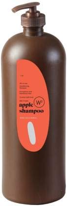 W2 Apple Shampoo Increase Gloss, Restores Shine & Reduces Itchy Scalp, Clean Dandruff & Frizz 1000 Ml