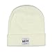 Neff Men's EST.2002 Embroidered Patch Cuff Knit Beanie Cap Hat OSFM Off-White
