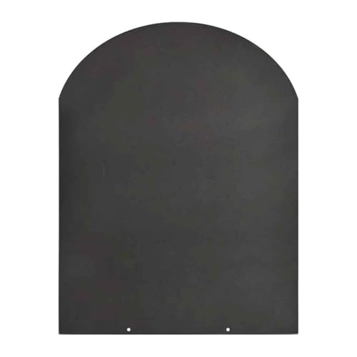 Plataforma para proteger el suelo bajo estufa de leña y pellets de acero 80 x 60 cm