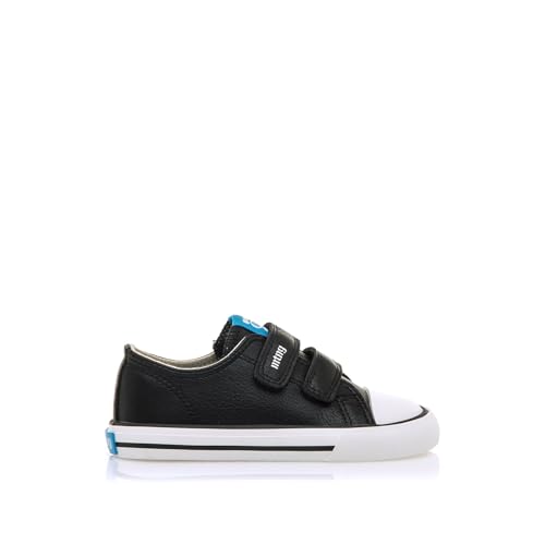 Mtng Unisex Para CriançA. 49049 Sapatilhas Respect Emi Preto (25), Plano, Velcro, Casual, Moda Infantil