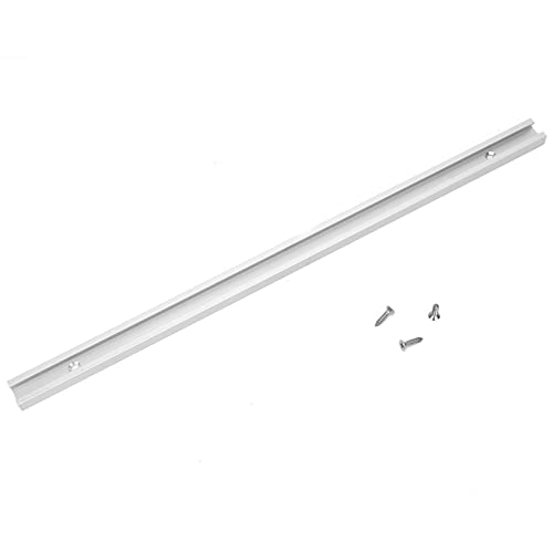 Binario per mitra con scanalatura a T in lega di alluminio, attrezzo per la lavorazione del legno con dispositivo di scorrimento non poroso(300mm)