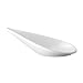 Produktbild APS 85370 12er Set Fingerfoodlöffel  DROP  10,5 x 5,5 cm, H: 3 cm, Melamin weiß, stapelbar, spülmaschinengeeignet, bruchsicher & elegant