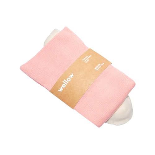 Image of Wellow Knee High Compression Socks for Men & Women, 18-25 mmHg, Bamboo Viscose, Swelling Relief