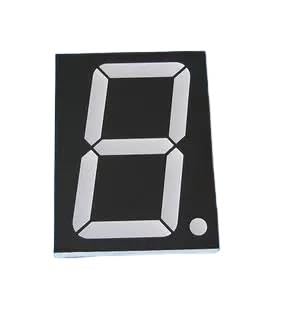 10 PCS New 1 Bit Digital Tube 2.3 inch Red LED Common Anode 7 Segment Digital Display Wholesale