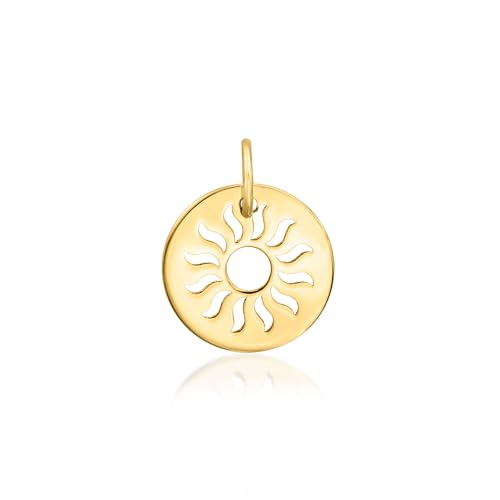 Pure Collection by Ross-Simons Italian 14kt Yellow Gold Sun Cut-Out Charm