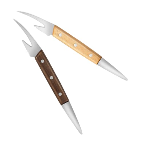 CIYODO 2pièces Outil Éplucheur De Crevettes Acier Inoxydable Déveineur Et Décortiqueur De Fruits De Mer Outil Pratique Pour Cuisine Maison Hôtel Amis Et Famille