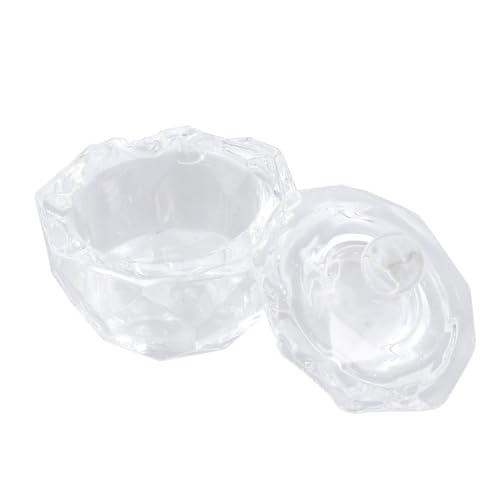 Ipetboom Crystal Nail Art Cups con tapas 2 piezas miniatura 1