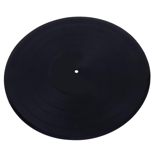 Ipetboom Tovaglietta in Silicone Termoisolante Resistente al Calore, Cuscinetto Antiscivolo per Cucina e Casa, Tappetino Retrò Disco Vinile Vintage per Sottobicchieri e Sottopentola,
