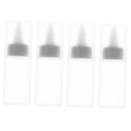 Cabilock 4pcs Portable Squeeze Bottles Condiment Dispensers for Ketchup Salad Dressing Soy Sauce for Outdoor Picnics Bbq and Home Use