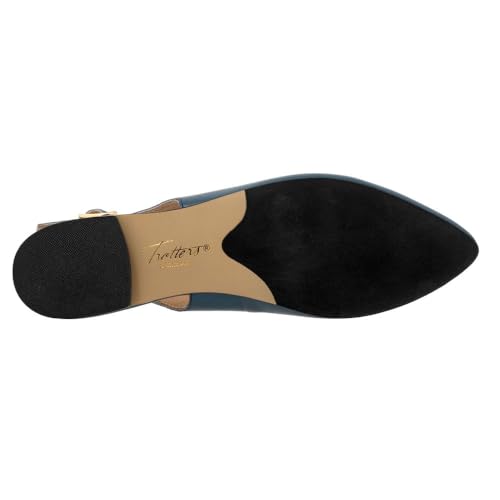 Trotters Women's Ballet Flat, Blue, 83