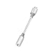 Moshi Integra Lightning to 3.5mm Headphone Jack Adapter [MFi Certified], Ballistic Nylon Braided, Aluminum Housings, Exceeds 10,000 Bend Cycles, for iPhone/iPad/iPod Touch, Jet Silver