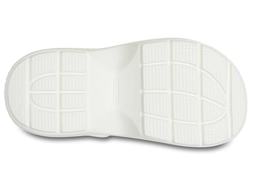 Image of Crocs Stomp Clog Unisex Slip-on Shoes - Ideal for Pools and Streets - EVA Outsole, Footbed, and Lining Chalk Men's 11, Women's 13 Medium