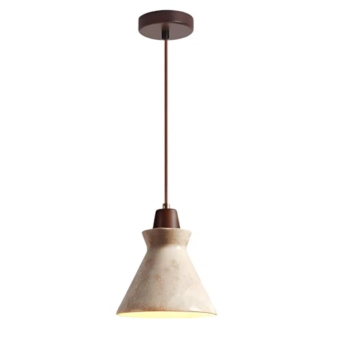 Petit plafonnier conique moderne lustre industriel suspendu rustique pour ferme