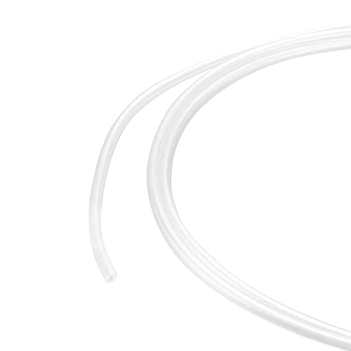 MECCANIXITY PVC Transparent Hose 1mm ID 1.6mm OD 5m Flexible Lightweight for Water Tube, Air Tube