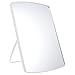 FOMIYES Desktop Makeup Mirror Foldable Makeup Mirror Portable Princess Mirror Square Mirror Makeup Mirror Small Mirror with Stand for Women