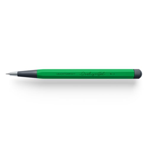 Image of LEUCHTTURM1917 0.7mm Mechanical Pencil Drehgriffel No.2 Spring Leaf | Clutch Lead Pencil, HB Graphite, Drehgriffel No. 2, Smooth Writing, Gift for Writers, Journaling