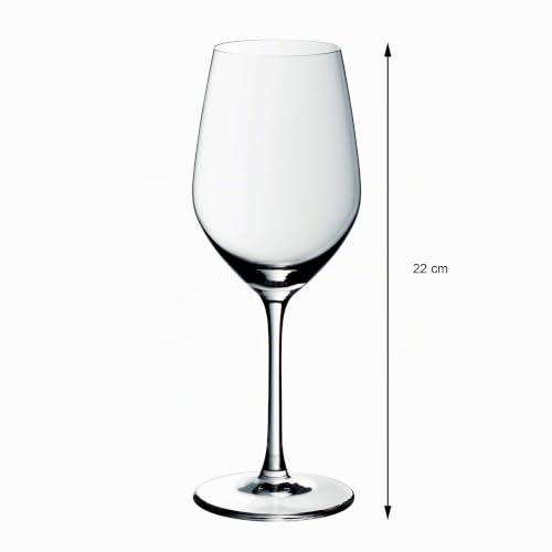 Foto von WMF Easy Plus Weingläser Weißwein 6er Set, Weinglas 390 ml, Kristallglas, spülmaschinenfest, transparent