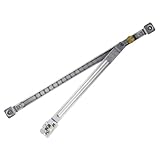 Healvian Fensterstütze aus Edelstahl ohne Bohren mit Hoher Druckfestigkeit zur Verhinderung Des Zufallens von Schiebefenstern und Fensteröffnungssicherung in Silber