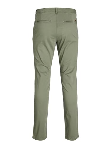 JACK & JONES Herren Hose Chino Slim-Fit Grün 33W / 30L – Ansicht 2