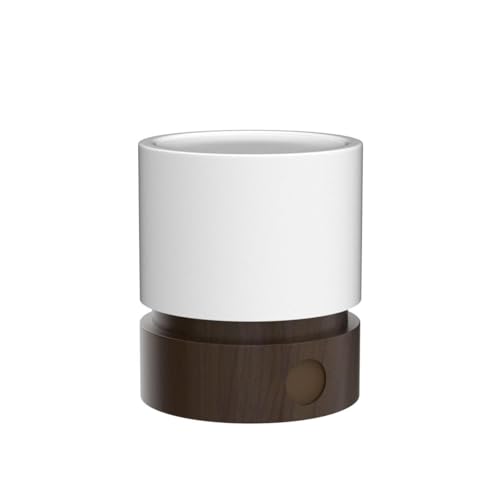 Smilodon Timer-Nachtlicht Pro, dimmbare LED-Nachttischlampe, Nachtlicht für Kinder und Babys, Holzmaserung, Schlafhilfe, wiederaufladbar, batteriebetrieben