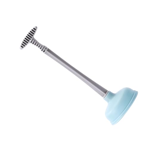 BESPORTBLE Desatascador de Baño con Ventosa de Goma y Mango Ergonómico Herramienta Limpiadora de Desagües y Alcantarillado para Inodoros Fregaderos y Duchas Domésticas Compacto y Fácil de