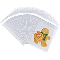 Sabco,Paquete variado de 300 unidades de tamaños variados,Bolsas transparentes para violonchelo OPP,3 tamaños,Ideal para tarjetas de Logística de Amazon Sobres Cover