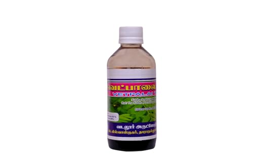Vadalur Arutjothi Vaidyasalai Vetpalai Thailam 100Millilitre / Medicated Oil For Skin Diseases/Dandruff/Psoriasis/Itching/Kutaja Patra Thailam/Wrightia Tinctoria/Itchy Scalp